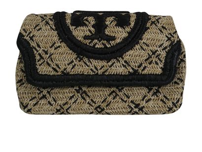 Fleming Soft Straw Clutch, front view